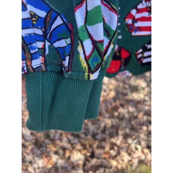 Rowing Blazers Target Shirt Mens XXL Blue Red Rugby All Over Long Sleeve - Picture 4 of 10